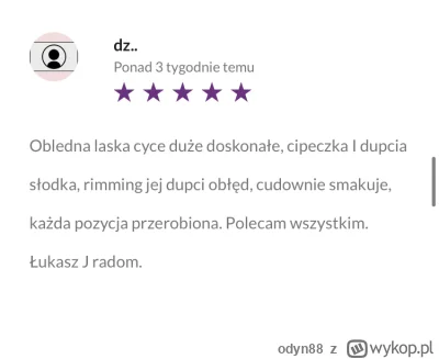 odyn88 - Ciekawe czy Adrian lubi sobie poczytać komentarze na stronie banku o Pani Be...