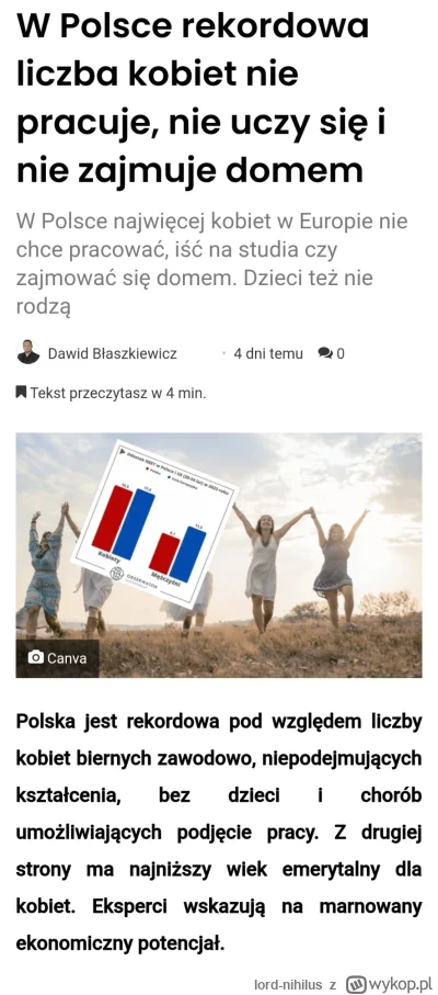 lord-nihilus - >facet wystarczy że "letko" zadba o siebie i może w niezłej kondycji w...