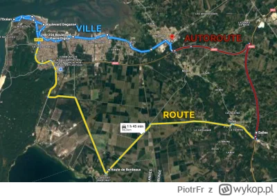 PiotrFr - Ciekawy test, 49 aut jadących jednocześnie na pętli 96 km (w tym 23 km auto...