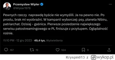 Kryspin013 - Wipler zapomniał z jakiej jest partii czy zdał sobie sprawę z jakimi kla...