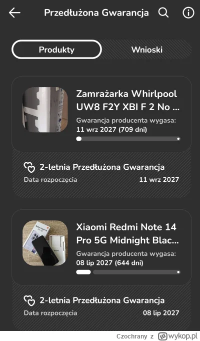 Czochrany - @Mikseth rozszerzoną dwuletnią gwarancję wprowadzono niedawno, nikt jeszc...