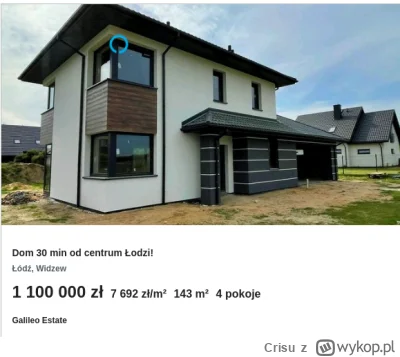 Crisu - Powiem tak, w ciagu ostatnich 3 msc ceny domów/bliźniaków w Łodzkim #!$%@?ło ...