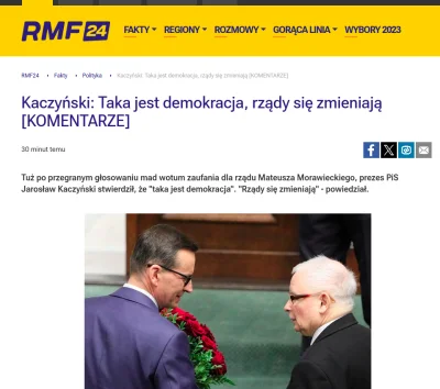 Quzin - Kaczyński jak #przegryw mówi, że no taka jest #demokracja (#natura) i rządy s...