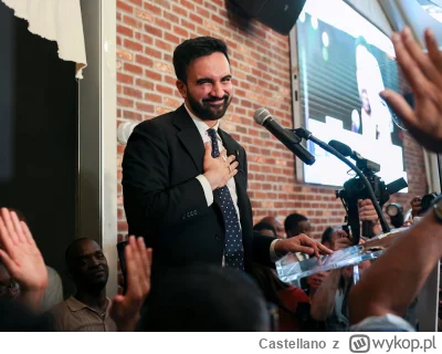 Castellano - Wybory w Nowym Jorku na prezydenta miasta wygrał Zohran Mamdani. Ponad 2...