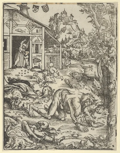 Loskamilos1 - Kanibal(lub wilkołak), dzieło Lucasa Cranacha starszego, rok wydania ni...