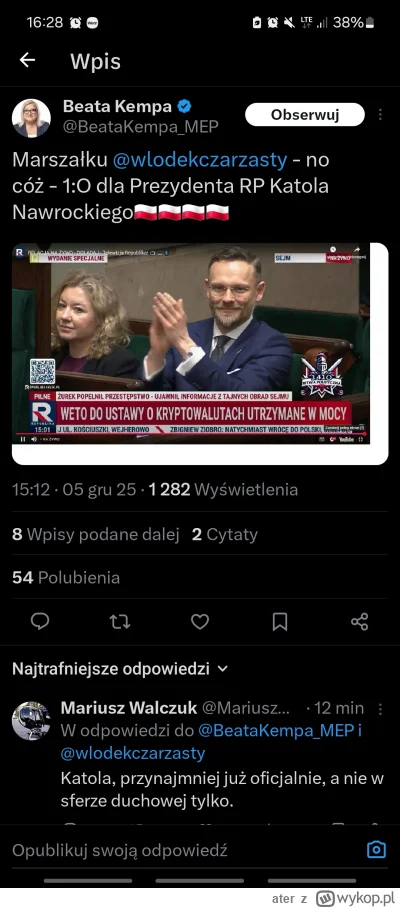 ater - Katol Nawrocki
#polityka #bekazpisu #bekazprawakow  #4konserwy #neuropa