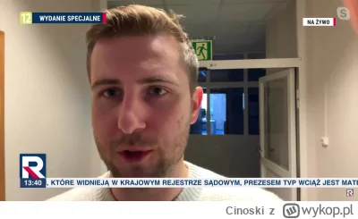 Cinoski - Narodowy Dziennikarz Miłosz Kłeczek masakruje propagandę z TVP
#tvpis #poli...