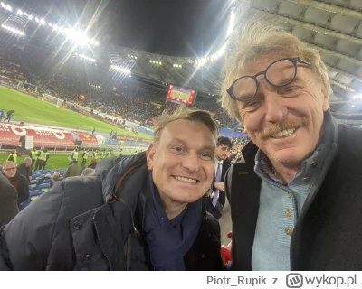 Piotr_Rupik - Walduś (asystent Prompierza) pojechał na Roma - Torino oglądać Polaków,...