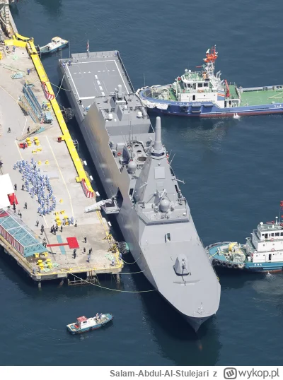 Salam-Abdul-Al-Stulejari - W Japonii zwodowano nową fregatę klasy Mogami, która zasil...