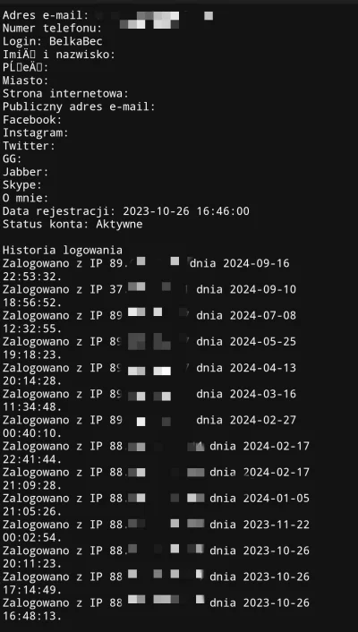 BelkaBec - @a__s: przecież ten "wyciąg z danymi" wygenerowany z profilu zawiera jedyn...