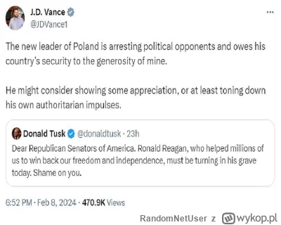 RandomNetUser - Uśmiechnięci fajnopolacy wiedzą jak dbać o relacje międzynarodowe.

T...