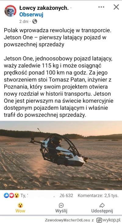 ZawodowyMacherOdLosu - Na dobry początek dnia!
Jetson One już w sprzedaży?
#jetsonone...