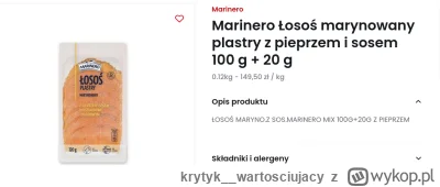 krytyk__wartosciujacy - @Cichy133: Nie, raczej Ty nie umiesz czytać. To jest "łosoś w...
