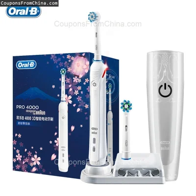 n____S - ❗ Oral-B Electric Toothbrush Pro 4000
〽️ Cena: 52.28 USD
➡️ Sklep: Aliexpres...