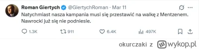 okurczaki - Wcale nie przypadek, że teraz cały mikroblog jest zasrany bezpodstawnymi ...
