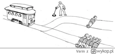 Varin - @Kagernak: typowy trolley problem. Skazać ludzi na śmierć aby w przyszłosci g...