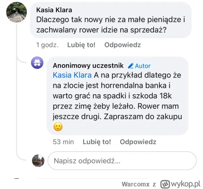 Warcomx - #gielda

Przyznać się, który sprzedaje rower? ( ͡° ͜ʖ ͡°)