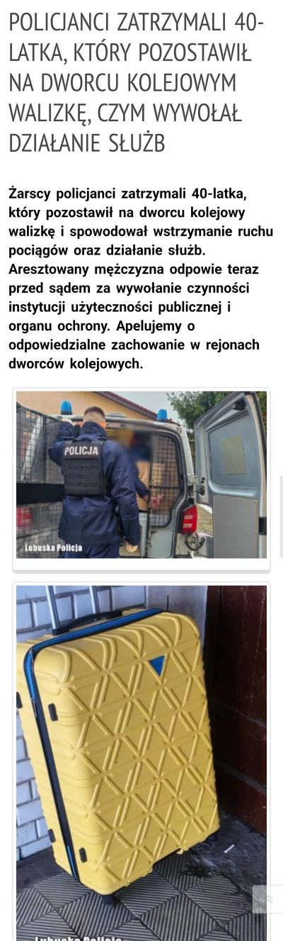 Nighthuntero - >Decyzją Prokuratury Rejonowej w Żarach mężczyzna został przewieziony ...