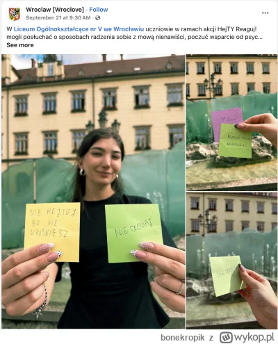 bonekropik - #wroclaw Odpalił kampanię  „HejTy Reaguj” która miała wyjaśnić czym jest...