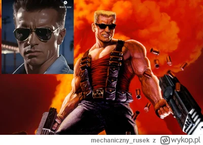 mechaniczny_rusek - W rolę Terminatora wcielił się sam Duke Nukem! ( ͡º ͜ʖ͡º)