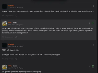 KryptonZ - Eh dziewczynka się popłakała, a ja jej dobrą radę dałem - skoro testuje si...