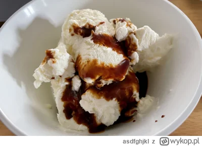 asdfghjkl - Domowe lody śmietankowe o smaku likieru Batida de coco polane petimezi #g...