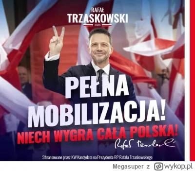 Megasuper - Każdy plusujacy ten wpis dostanie pizzę jak wygra Trzaskowski.  #wybory