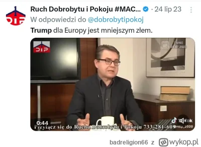 badreligion66 - #kanalzero #polityka Jak przystało na ruską onuce maciak popiera Tram...