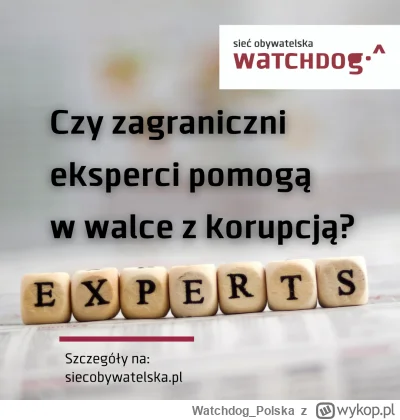 WatchdogPolska - Od osób pełniących funkcje publiczne oczekuje się, że będą działać e...