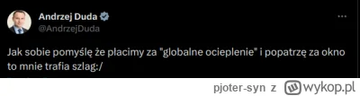 p.....n - >Jak śmiesz takie herezje wypowiadać, jest globalne ocieplenie i zmiany kli...