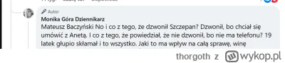 thorgoth - O, jakie piękne samozaroranie.

Sprawa Iwony Cygan. 17-latka ze Szczucina ...