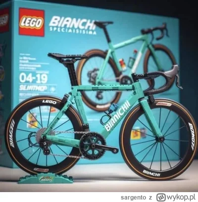 sargento - #lego #rower #bianchi 
Ciekawe, czy też skrzypi?