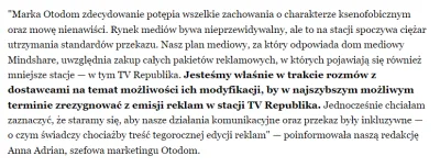 raul7788 - #tvpis #bekazpisu

Otodom również rezygnuje z reklam w republice xD