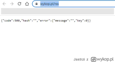 Jastrzi - #wykop #rss 

RSS przestał działać