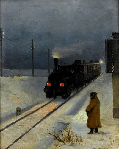 Bobito - #obrazy #sztuka #malarstwo #art

Abraham Neumann – Nocny pociąg