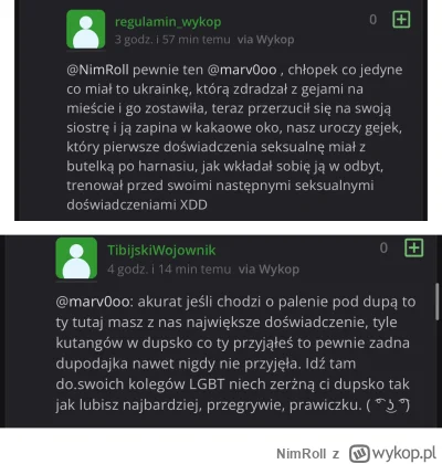 NimRoll - Wszystkie zielonki na tagu to najprawdopodobniej sfrustrowany i zakompleksi...