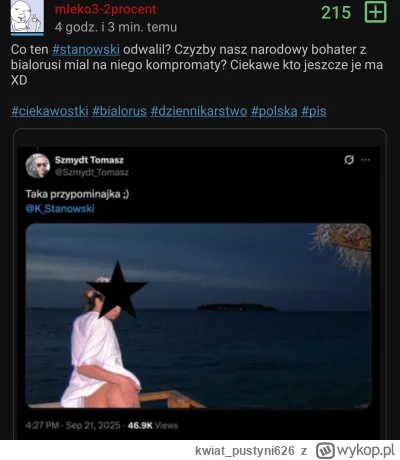 kwiat_pustyni626 - #dziennikarstwo #wykop #kanalzero #propaganda 

Nowy autorytet wyk...