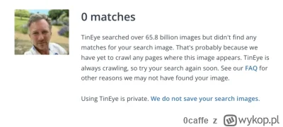 0caffe - #f1 tineye ani yandex nie znalazły takiego foto które jest w screenach