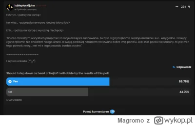 Magromo - >Przede właściciel Hejto przeprosił za to zachowanie (jednego z wielu admin...
