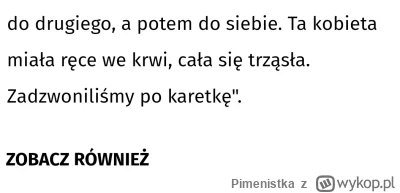 Pimenistka - W Polsce jest takie zaufanie do policji, że nie dzwonią nawet tylko od r...
