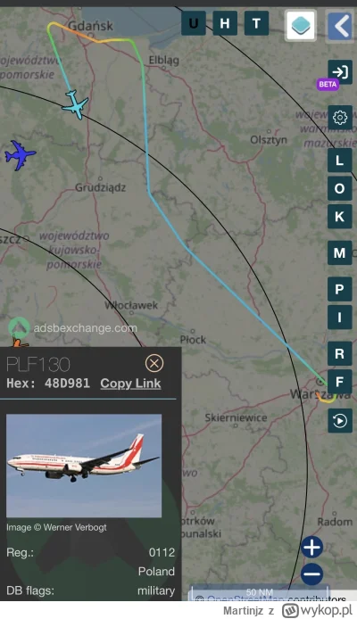 Martinjz - #flightradar24 a ten co? Chciał do Gdańska ale mu przeszło XD Drugi przed ...