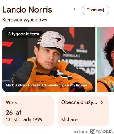 iselilja - #f1 Dziś są urodziny Lando Norrisa i żadnego wpisu na ten temat jeszcze ni...