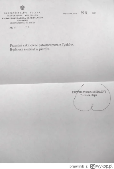 prawilnik - Przyszło dziś. Dzieją się konsekwencje. Bum, bum bum. Dajcie mi parę dni ...