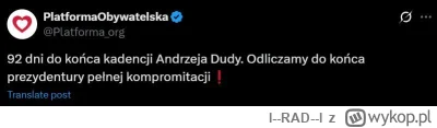 l--RAD--l - Ej wie ktoś dlaczego uśmiechnięci przestali odliczać dni do końca kadencj...