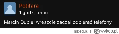 nizleduk - "Właścicielom FAME nie udało się skontaktować z Marcinem Dubielem, dlatego...