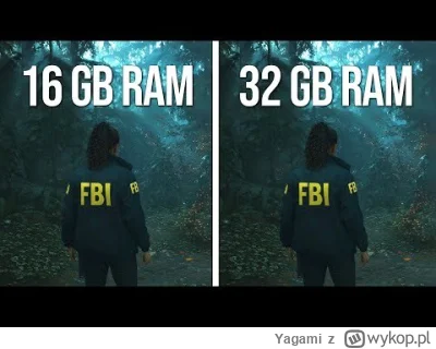 Yagami - Alan Wake 2 | 16GB vs. 32GB RAM #alanwake #alanwake2