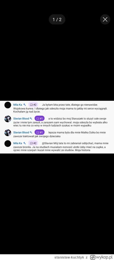 stanislaw-kuchtyk - #kononowicz 
Myślicie że to komentarze osoby zrównoważonej? @Mila...