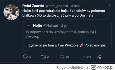 Uncontrollable24 - Robi się ciekawie xD 
#zaorski #wykop20 #gielda