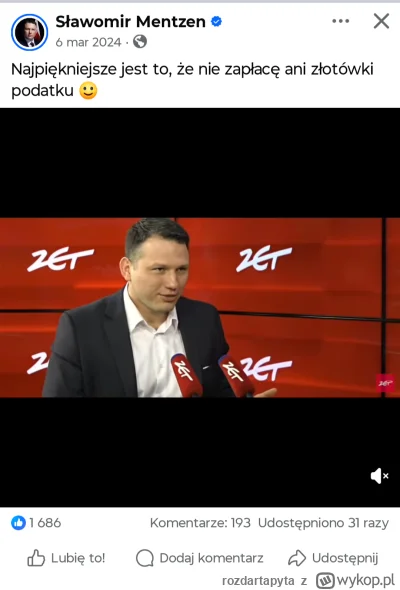 rozdartapyta - Nie dość że utrzymujemy konfederatów z naszych pieniędzy to ich członk...