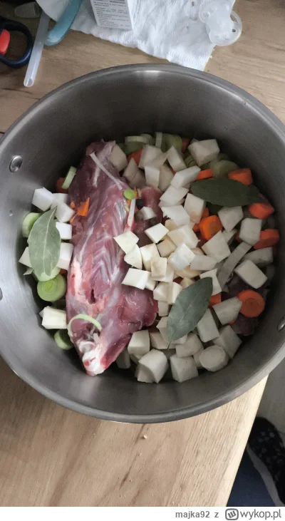 majka92 - @Tytyka też u mnie dziś rosołek z kaczki tylko ja daje porcję i szyje, żołą...